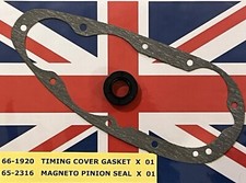 BSA 66-1920 65-2316 GOLD STAR M20 M21 B31 B32 B33 B34 M33 TIMING GASKET & SEAL