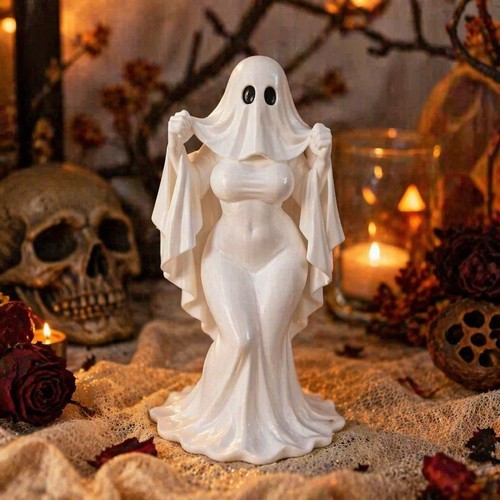 Halloween ghost lady - lady, ornament