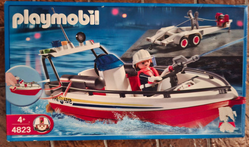 Playmobil 4823 fire boat - playmobil,
