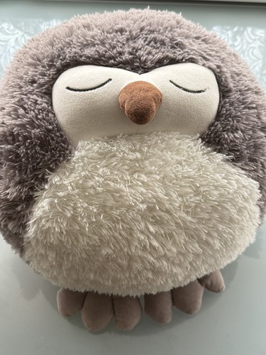 Cozy time big round owl - time,