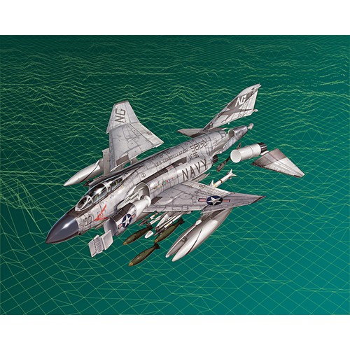 Academy 12515 usn phantom - academy,
