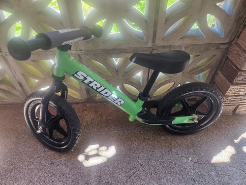 Strider bike classic green - strider, 12"