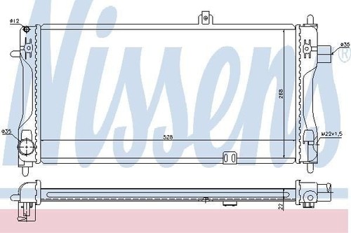 Nissens radiator for vauxhall - nissens,