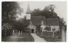 Ickenham Church St Giles' Hillingdon London Real Photo Postcard RPPC