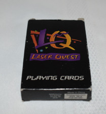 Laser Quest Advertising Playing Cards Fun Express