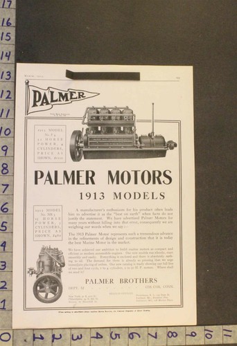 1913 nautical boating palmer - nautical,