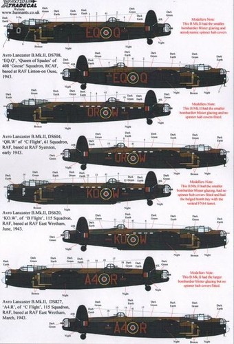 Xtradecal avro lancaster - xtradecal,