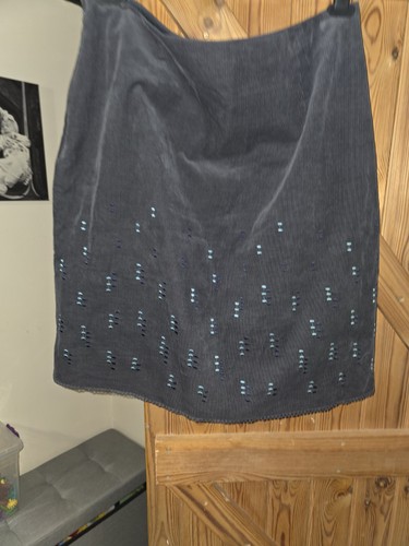 Mudd water blue line skirt - &,
