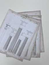 Architectural Prints Set of 4