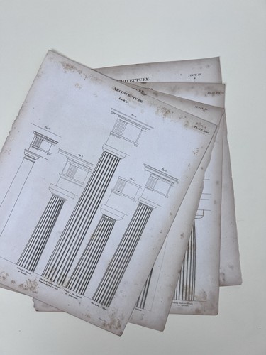 Architectural prints set 4 - prints,