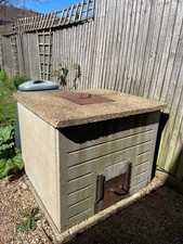 1950s concrete coal bunker - bunker,