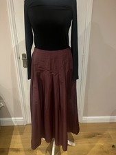 Boden Valentina Taffeta Skit Size 12R Deep Wisteria