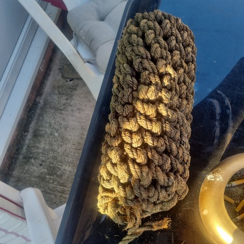 Rope fender vintage boat - x,