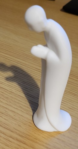 White porcelain buddha - white,