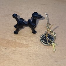 Hantel Small Pewter Poodle Figurine