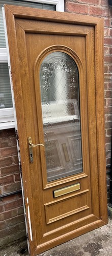 Oak white upvc - oak, door