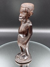 Hand-Carved Wooden Tribal Figurine – African Style Male Sculpture