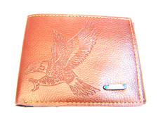 A Men's Embossed Eagle Design