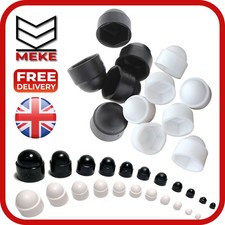 Black Bolt Caps Nylon Nut Cover Dome M4 M5 M6 M8 M10 M12 M14 M16 M18 M20 M24 Cap