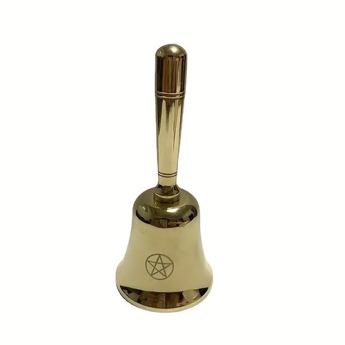 Wiccan brass altar - wiccan, bell