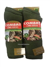 6 Pairs Mens Military Socks
