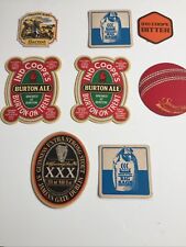 Vintage Beer Mats ,Job Lot  Mixed ,Including RARE BENSON And HEDGES Cricket Ball