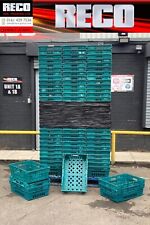 *SPECIAL OFFER* 20 X GREEN USED BALE ARM TRAY STACKING CRATE 60-40-20CM STORAGE 