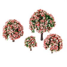 Peach flower model trees - 4x,