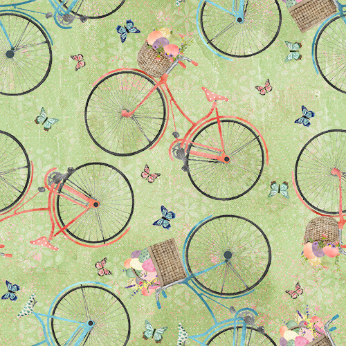 Half metre blooming bicycles - half,
