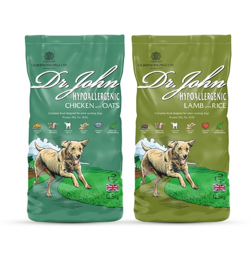 John hypoallergenic dry dog - dr,