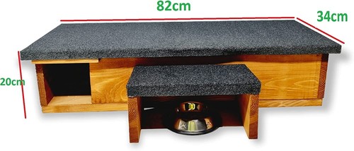Hedgehog house and feeding - hedgehog,