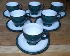 6 x DENBY GREENWICH GREEN