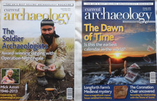 Current Archaeology UK Magazines x2 September & October 2013, The Dawn Of Time