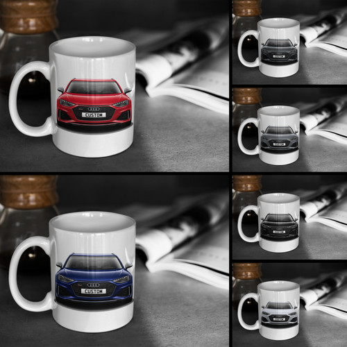 Personalised rs4 avant mug - rs4,
