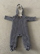JASPER CONRAN STRIPED PRAMSUIT
