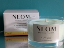 NEOM Wellbeing  London Happiness Scented Travel Candle 75g Gift 🎁  Free Post 