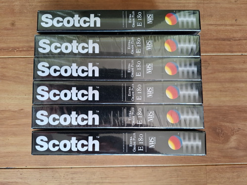 Scotch e180 vhs video - vhs,