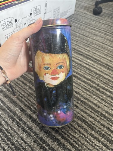 Vintage clown can - in, ceramic