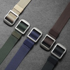 Enzo Mens Canvas Web Belts