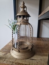 Dull Gold Lantern Metal