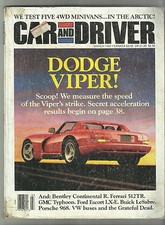 Car and Driver Magazine -