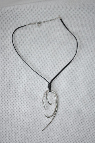Fossil necklace double silver - fossil,
