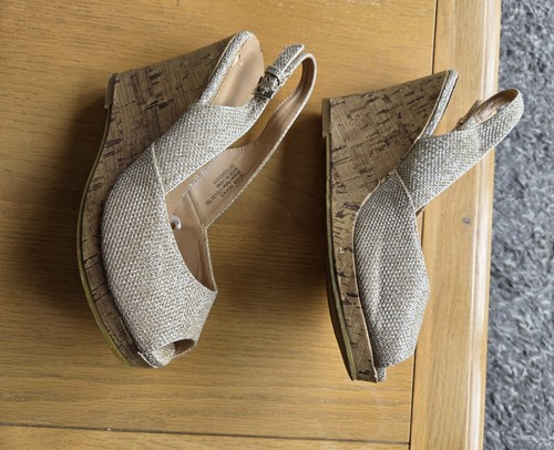 Fiore gold glitter wedge - gold,