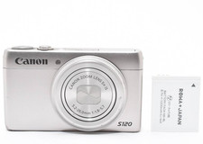 Canon PowerShot S120 Silver 12.1MP 5x Zoom Digital Camera 2000 From Japan
