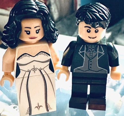 Bride groom wedding figure - &,