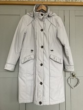 M&S Per Una Cream  Stormwear Coat women’s Size M