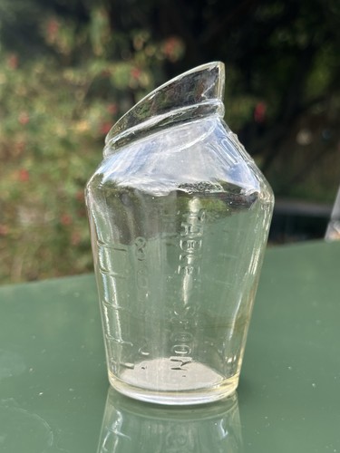 Vintage clear glass measuring - vintage,