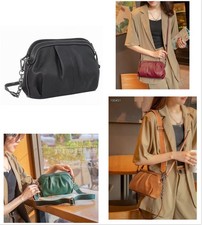 Real Leather Woman Boutique Cloud Bag Small Cross Body Shoulder Bag 3 straps