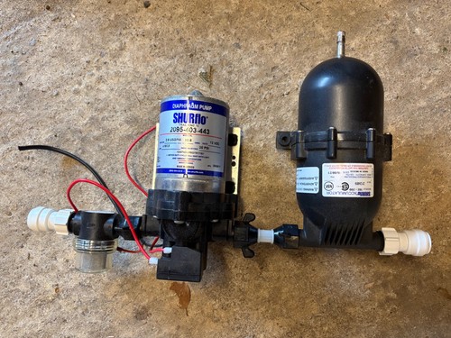 Shurflo 12v 30psi water pump - 12v,