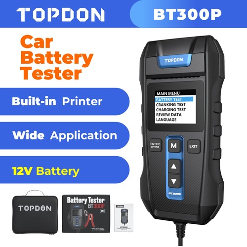 Topdon car battery - uk, tester